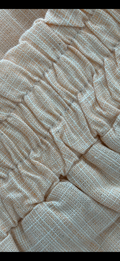 Jupe Longue orange pastel – Élégance Naturelle